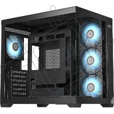 Корпус без блока питания PCCooler C3T700 BK, Midi-Tower, TG, no fans, 1xUSB-A 3.0 + 1xUSB-A 2.0 + 1xUSB-C, ATX, mATX, mITX черный
