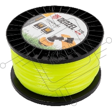 Леска для триммера Denzel квадрат 1,6мм х 370м, на DIN катушке FLEX CORD