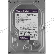 Жесткий диск Western Digital 8Tb Purple SATA III, 5640- rpm, 256Mb, 3.5