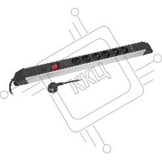 Сетевой фильтр СТАРТ SP 6x1 ZDVT 2USB, 6 розеток, до 16А, 1.5м, с заземлением, кнопка включения, алюминиевый корпус, защитные шторки, черный