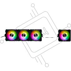 Вентилятор для корпуса XPG HURRICANEMAG120ARGBPWM4C