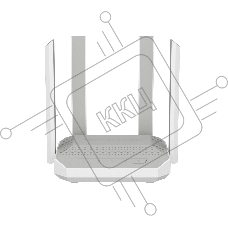 Маршрутизатор Netcraze Challenger Мультигигабитный интернет-центр с Mesh Wi-Fi 6 AX3000, 2 портами 2.5 Gigabit Ethernet и переключателем режима роутер/ретранслятор
