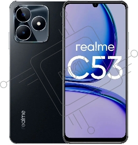 Смартфон Realme C53 RMX3760 256Gb 8Gb черный моноблок 3G 4G 6.74