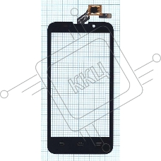 Сенсорное стекло (тачскрин) для ZTE Majesty Z796C, черное