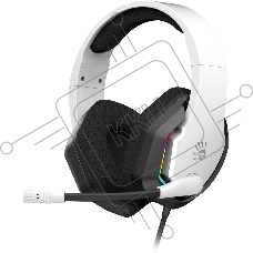 Наушники с микрофоном A4Tech Bloody G260p белый/черный 2м мониторные USB оголовье (G260P)