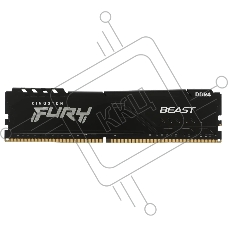 Оперативная память Kingston 8Gb 3200MT/s DDR4 CL16 DIMM FURY Beast Black