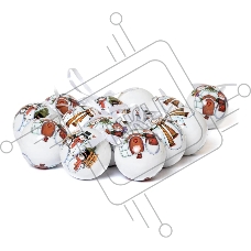 Набор елочных шаров Winter Glade папье-маше, 14 шт. 7514G020