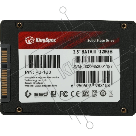 Накопитель SSD Kingspec 128Gb P3-128 2.5