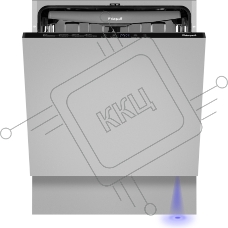 Встраиваемая посудомоечная машина Weissgauff BDW 6038 D Autoopen, белый, 59.8 см, 14 компл., 49 дБ, класс A++