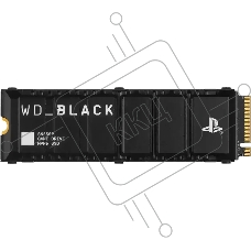Накопитель SSD 2TB WD Black SN850P, M.2 2280, PCI-E 4x4, R/W - 7300/6600 MB/s 3D-NAND (Works with PS5)