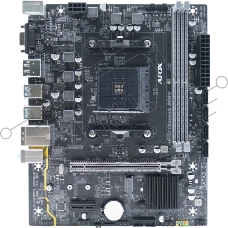 Материнская плата AFOX B550-MA-V4, AM4, AMD B550, 2xDDR4, 4xSATA, 1xM.2, 1xPCIe 3.0 x16, 1xPCIe 3.0 x1, D-Sub, DisplayPort, HDMI, 1x 1Gb LAN, 6xUSB, 5.1, microATX