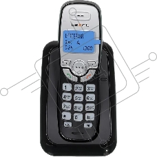 Радиотелефон teXet TX-D6905A черный (громкая связь,телефонная книга на 50 имен и номеров, определитель номера, будильник)