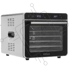 Сушилка для овощей и фруктов Kitfort КТ-1948 6под. 700Вт нержавеющая сталь