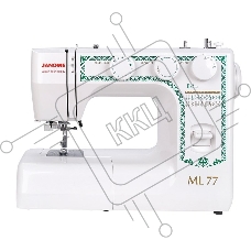 Швейная машина Janome ML 77, 25 операций, петля автомат, вертикальный челнок, нитевдеватель, регулятор длины и ширины строчки, отключение нижнего транспортера