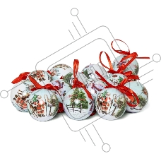Набор елочных шаров Winter Glade папье-маше, 14 шт. 7514G273