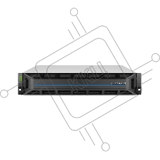 Система хранения данных Infortrend EonStor GS3012R03C0FD-8U32 (12x3.5, 2U, High IOPS, Dual Redundant Controllers (incl: 4x4GB Cache, 4x25Gb SFP28, 4 FREE host board slots, 4x12Gb SAS ext ports, 2x Super capacitor+Flash+FAN module, 2x530W), Rackmount kit)