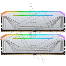 Оперативная память Apacer Nox, DDR5, 32Gb (2x16Gb), 5200MHz, CL40, DIMM, радиатор, RGb, серебристый