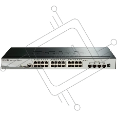 Коммутатор D-Link DGS-1510-28X/A1A, 24×1 Гбит/с + 4×10 Гбит/с SFP+, управляемый