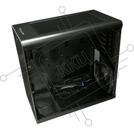 Корпус Raijintek THETIS BLACK CLASSIC 0R200051, Aluminum, ATX/MICRO ATX/MINI ITX, USB3.0x2, HD Audiox1