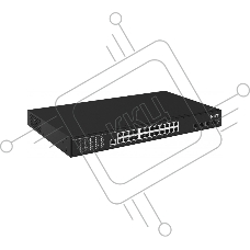 Коммутатор NST NS-SW-24G4G10-PL, 24×1 Гбит/с PoE + 4×10 Гбит/с SFP+, управляемый