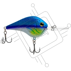 Воблер SAN-CRANK PELICAN 60F (Holography) PF2572-7002 - 624