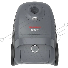 Пылесос Shivaki VC 530 Bag серый, 420/2000 Вт, уборка сухая, пылесборник мешок 3 л