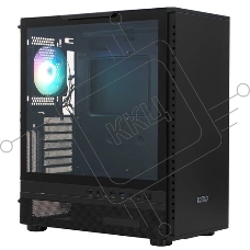 Компьютерный корпус  PCCooler IE200 BK, Tempered Glass Full Tower, черный, TG, SPCC, 1x120mm ARGB E-ATX, ATX, mATX, mITX 180/380/220mm 4x2.5