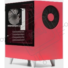 Корпус WIZMAX EM1 Woofer, mATX, mITX красный, Mini-Tower, без БП, TG, 1x160mm + 1x120mm LED, 1xUSB-A 3.0 + 2xUSB-A 2.0