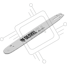 Шина для бензопилы Denzel DGS-4516P длина 40 см (16