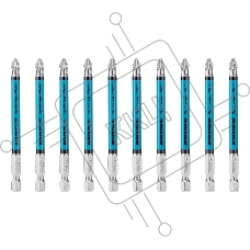 Бита PH2х90 мм, сталь S2, кругл., 10 шт. Gross