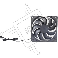 Вентилятор для корпуса Digma DFAN140PWM-1BK черный, 140 мм, 1500 об/мин, 28 дБ, 4 pin