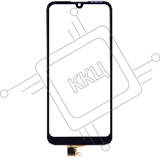 Сенсорное стекло (тачскрин) для Huawei Y6 2019, черное