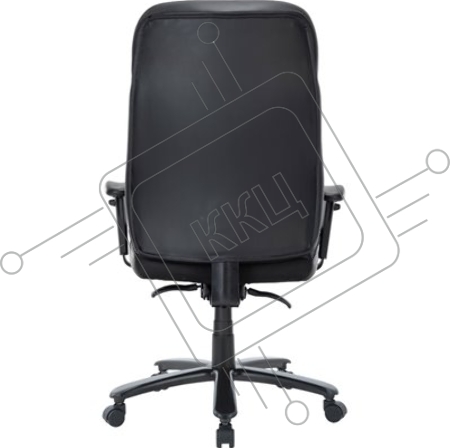 Кресло для руководителя Chairman CH414 экокожа/ткань, черный