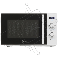 Микроволновая печь Midea AM825P2ET-W белый, 25 л, 800 Вт, переключатели - кнопки, поворотный механизм