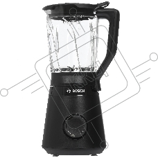 Блендер стационарный Bosch MMB6176B черный, 1200 Вт, плавная регулировка, турбо