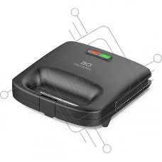 Прибор для выпечки BQ ST2000 Black 3 in 1. MultiChef, мощность: 800 Вт, многофункциональный прибор 3 в 1, 3 пары панелей в комплекте: гриль, венские вафли, сэндвич, антипригарное покрытие панелей Non-Stick PRO , равномерный нагрев, вертикальное хранение, 