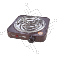 Электрическая плитка Centek CT-1508 (Siberia) 1конфорка ТЭН 140мм, 1000Вт, индикатор работы