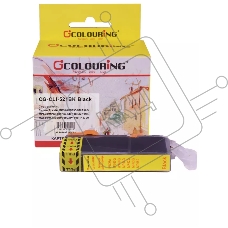 Картридж Colouring CG-CLI-521BK черный с чипом водный (9 мл) для Canon IP3600/IP4600/MP540/MP620/MP630/MP980