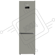 Холодильник Weissgauff WRK 2010 Full NoFrost Inverter Dark серый двухкамерный 293/129л морозилка снизу, No Frost
