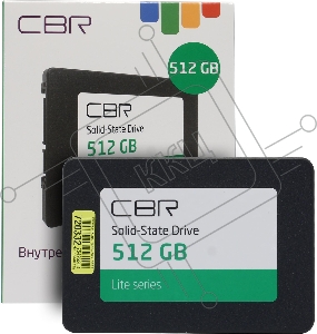Внутренний SSD-накопитель CBR SSD-512GB-2.5-LT22, серия 