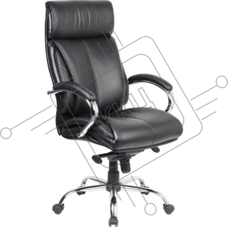 Кресло для руководителя Chairman CH423 экокожа, черный