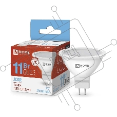 Лампа светодиодная IN HOME LED-JCDR-VC (4690612024745) 11 Вт 230В GU5.3 6500К 990лм