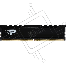Оперативная память Patriot Signature Premium, DDR5, 16GB (1x16 GB), 6400 MHz, CL5, DIMM2, радиатор, черный