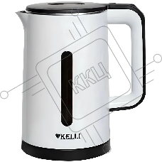 Чайник электрический Kelli KL-1375 1,8л. пластик, белый