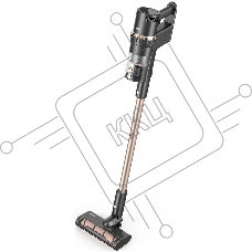 Пылесос вертикальный Haier HVC550 черный/золотистый, питание от аккумулятора, 550 Вт, уборка сухая, пылесборник 0.5 л