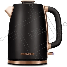Чайник электрический Redmond KM240 1.7л. 2200Вт черный/бронзовый