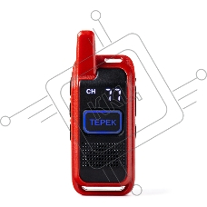 Рация Терек Спорт 199кан. до 3км сигн.Аналоговый красный (СПОРТ КРАСНЫЙ)