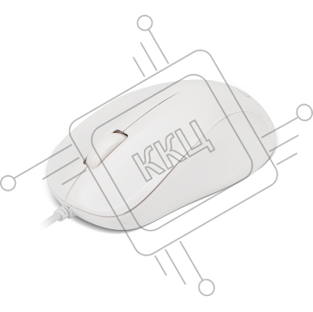 Мышь проводная CBR CM 131 White,, оптическая, USB, 1000 dpi, 3 кнопки и колесо прокрутки, ABS-пластик, длина кабеля 2 м, цвет белый