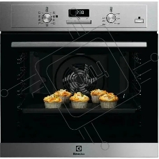 Духовой шкаф электрический Electrolux EOD3H70X серебристый