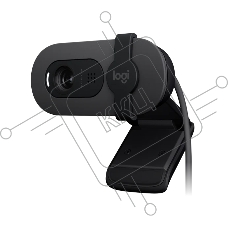 Веб-камера Logitech Webcam Brio 100, 1920x1080, GRAPHITE, защитная шторка, [960-001585]